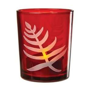  Red Fern Candle Holder