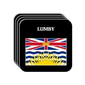  British Columbia   LUMBY Set of 4 Mini Mousepad Coasters 