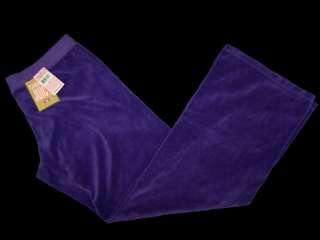 Juicy Couture Velour Pants EggPlant Purple NWT  