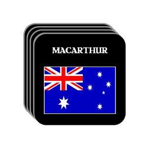  Australia   MACARTHUR Set of 4 Mini Mousepad Coasters 
