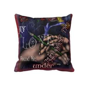  My Love Found Me Under The Rose Tree Throw Pillow