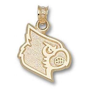  Louisville Cardinals Solid 10K Gold Athletic Cardinal Head 