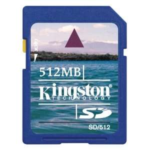  Kingston 512 MB SD Card SD/512KR Electronics