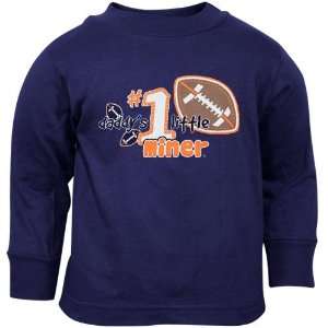  UTEP Miners Navy Blue Infant Daddys Little Miner Long 