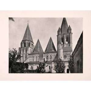  1906 Print Medieval St. Ours Collegiate Church Loches 
