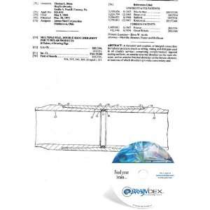  NEW Patent CD for MULTIPLE SEAL, DOUBLE SHOULDER JOINT FOR 