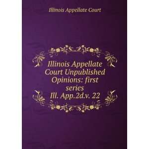  Illinois Appellate Court Unpublished Opinions first 