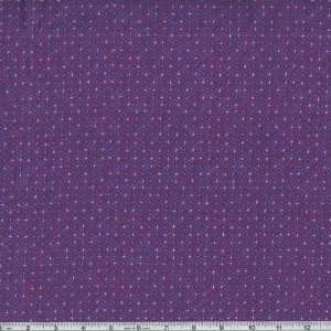  45 Wide Living Color Stars Purple Fabric By The Yard 
