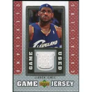   /08 Upper Deck UD Game Jersey #LJ LeBron James Sports Collectibles