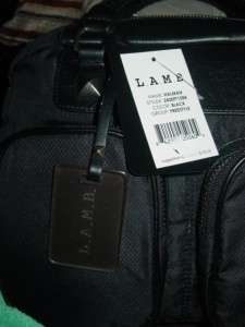 LAMB Gwen Stefani HALMAN black satchel bag $195 NEW  