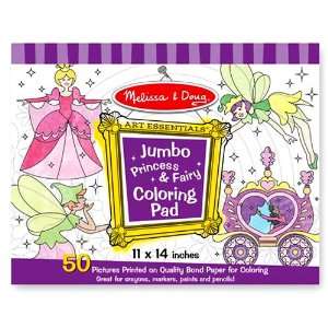   Doug Girls Jumbo Princess Coloring Pad Melissa & Doug Toys & Games
