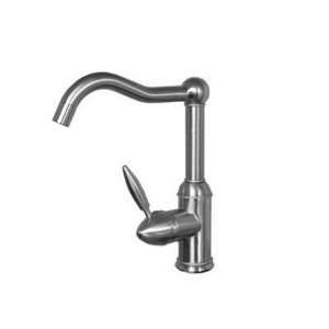 LineaAqua Bloom Satin Nickel Kitchen Faucet Spout Reach 8 1/2 in 