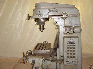 KERNEY & TRECKER MILWAUKEE #2 DIE MILL WITH/ROTARY HEAD  