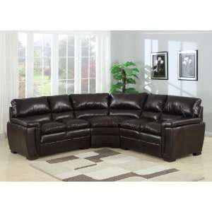  3pc Modern Sectional Leather Sofa Set #AC AVALON