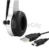 2pk Silver Wireless Bluetooth Headset For Sony PS3 Slim  