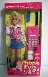 Barbie Phone Fun SKIPPER Doll w Secret Surprise Play Phone For YOU 