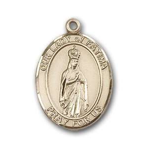  12K Gold Filled Our Lady of Fatima Medal Jewelry