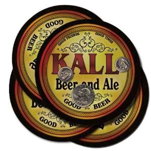  KALL Family Name Beer & Ale Coasters 