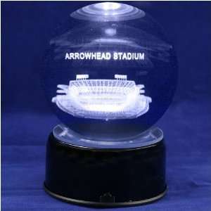  Kansas City Chiefs Football Stadium 3D Laser Globe Sports 