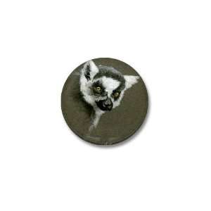  Heres Looking at you Lemur Mini Button by  