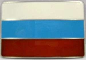 RUSSIA FLAG METAL BELT BUCKLE RUSSIAN NEW FREE S/H B246  