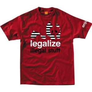  Enjoi Legalize It Large Cardinal Red Short SLV Sports 