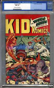 Kid Komics #9 CGC 9.4 NM Universal  