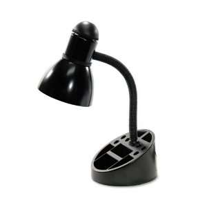  Ledu Organizer Incandescent Desk Lamp, Black, 16 1/2 High 