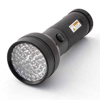   395 nM 51 UV Ultraviolet LED flashlight Blacklight 3 AA, 7202UV395
