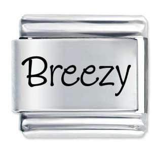  Name Breezy Italian Charms Bracelet Link Pugster Jewelry