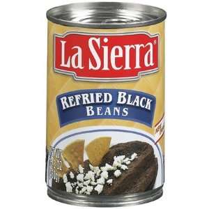 La Sierra Refried Black Beans 15 oz  Grocery & Gourmet 