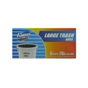  Large trash bags 8 ct. 26 gallon Pack Of 48