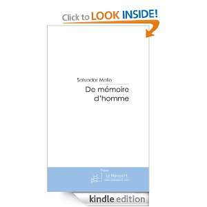 De mémoire dhomme (French Edition) Salvador Molio  