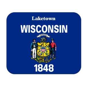  US State Flag   Laketown, Wisconsin (WI) Mouse Pad 