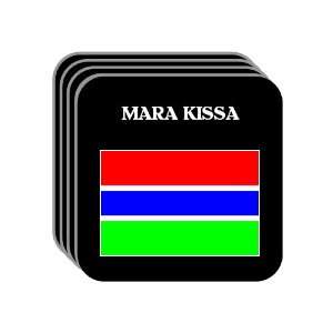  Gambia   MARA KISSA Set of 4 Mini Mousepad Coasters 