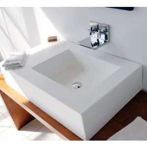  Lacava Design Sinks 5100 00 Lacava Resin Basin White