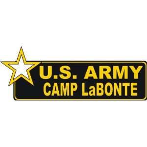  United States Army Camp LaBonte Bumper Sticker Decal 9 