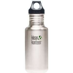 Klean Kanteen with Poly Loop Cap, Stainless 18 oz (Quantity of 3)