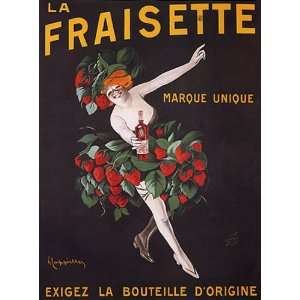  LA FRAISETTE LIQUOR 20 X 30 VINTAGE POSTER REPRO