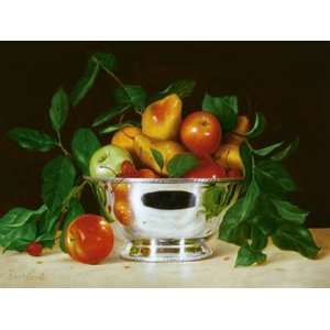  Fruit In A Bowl of Silver   Patrick Farrell 24x18 CANVAS 