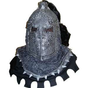   Medieval Knight Halloween Costume Mask with Spiked Cowl Toys & Games