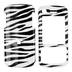  For Motorola Debut i856 Hard Case Black White Zebra 
