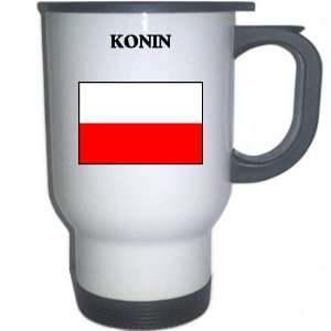  Poland   KONIN White Stainless Steel Mug Everything 