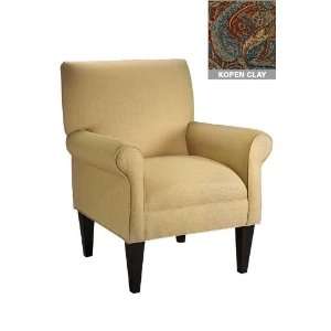  Kenter Arm Chair, 39Hx34W, KOPEN CLAY