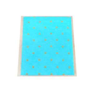  Turquoise Polka Dot Notecard   Set of 10 (Blank Inside 