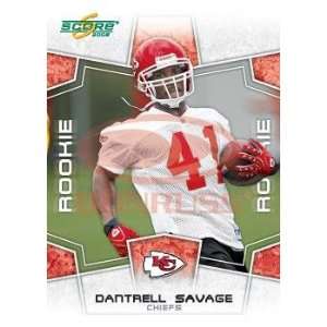  2008 Score #389 Dantrell Savage   RB   Kansas City Chiefs 