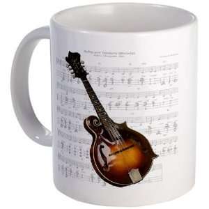  Mandolin and Sweet Music Music Mug by  Kitchen 