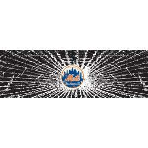  New York Mets Shattered Auto Rear Window Decal