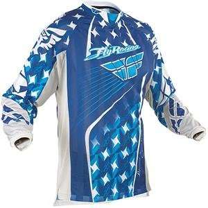  Fly Racing Kinetic Mesh Jersey   2011   Small/Blue/Grey 