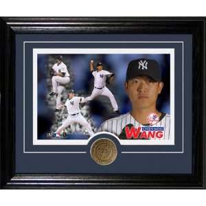  Chien Ming Wang New York Yankees Framed Photograph with 